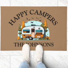 Happy Campers Gepersonaliseerde Deurmat