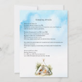 Happy Campers glamp tipi tent logeerpartij Kaart (Achterkant)