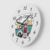 Happy campers grote klok (Hoek)