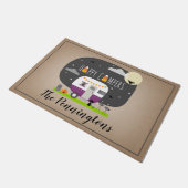 Happy Campers Halloween Camper RV Deurmat (Schuin)