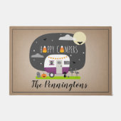 Happy Campers Halloween Camper RV Deurmat (Voorkant)