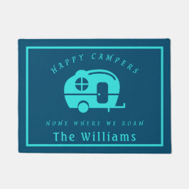 Happy Campers Home waar we Roam Campsite Doormat Deurmat