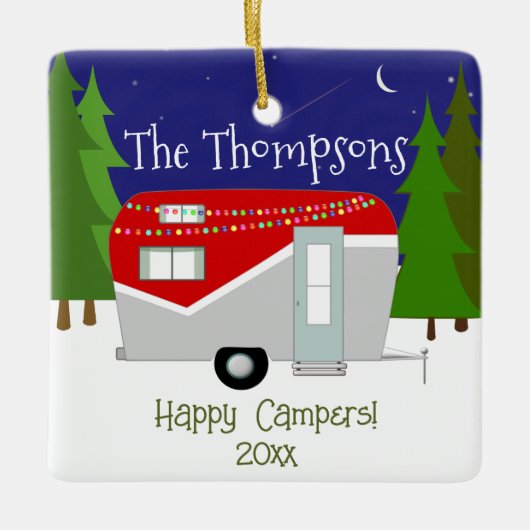 Happy Campers Keepomwille Ornament (Voorkant)