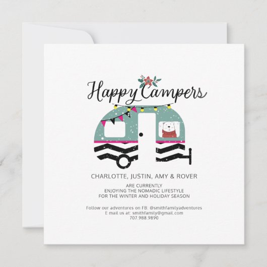 Happy Campers-kerstbeweging (Voorkant)