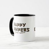 Happy Campers leuke koffie mok (Voorkant links)