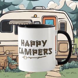 Happy Campers leuke koffie mok