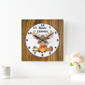 Happy Campers maakt leuke wandklok mogelijk (Huis)
