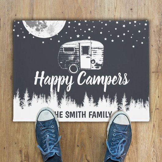 Happy Campers Moon Forest Familienaam Deurmat