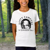 Happy Campers Name Family Camping Trip T-shirt