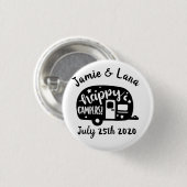 Happy Campers ontwerp Ronde Button 3,2 Cm (Voorkant /achterkant)