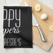 'Happy Campers' op maat Theedoek (Quarter Fold)