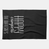 'Happy Campers' op maat Theedoek (Horizontaal)