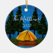 Happy Campers Personalized Family Ornament (Voorkant)