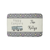 Happy Campers Personalized RV Badmat (Voorkant)
