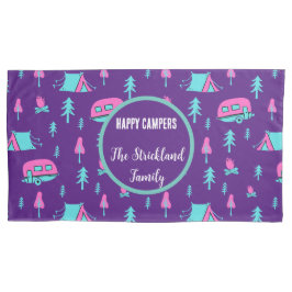 Happy Campers Personalized RV en Camping Kussensloop