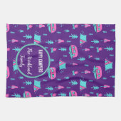 Happy Campers Personalized RV en Camping Theedoek (Horizontaal)