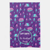 Happy Campers Personalized RV en Camping Theedoek (Verticaal)