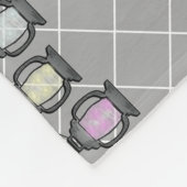 Happy Campers Personalized RV Fleece Deken (Hoek)