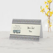 Happy Campers Personalized RV Kaart (Gele Bloem)
