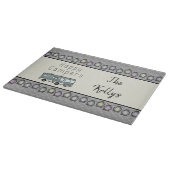 Happy Campers Personalized RV Snijplank (Hoek)