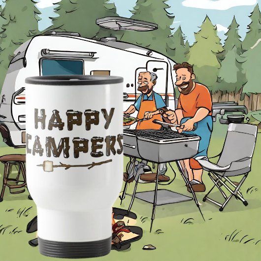 Happy Campers-reismeug Reisbeker