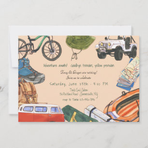 Happy Campers Retirement Party Kaart