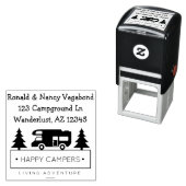 Happy Campers | Rustieke gepensioneerde camping Zelfinktende Stempel (In situ)