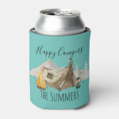 Happy Campers RV bergen Camping Camp Familie Blikjeskoeler (Blikje Voorkant)