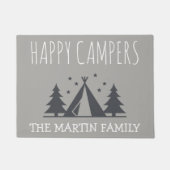 Happy Campers Specialized Rustic Camping Tent Deurmat (Voorkant)