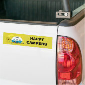Happy Campers Trailer Bumpersticker (Op Truck)