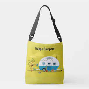 Happy Campers Trailer Crossbody Tas