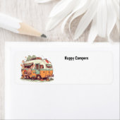 Happy Campers trailer Etiket (Insitu)