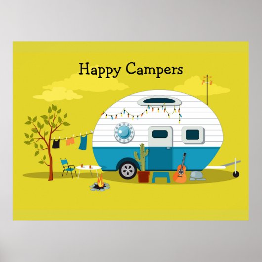 Happy Campers trailer Poster (Voorkant)