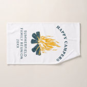 Happy Campers Vacation Family Trip Custom Camping Handdoek (Handdoek)