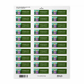 Happy Campers Wilderness Address Etiket (Full Sheet)