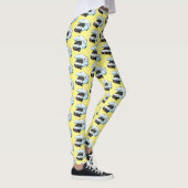 Happy campervan cartoon illustratie leggings (Rechts)