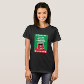 Happy Camping Motorhom Xmas T-Shirt (Voorkant volledig)