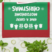 Happy Camping Motorhom Xmas Theedoek (Gevouwen)