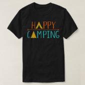 Happy camping t-shirt (Design voorkant)