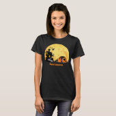 Happy Campoween haunted house rv camper trailer T-shirt (Voorkant volledig)