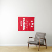 Happy Canada dag Achtergrond Wandkleed (In Situ (horizontaal))