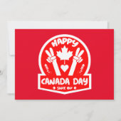 Happy Canada Day 1 juli Bedankkaart (Achterkant)