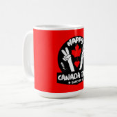 Happy Canada Day 1 juli Koffiemok (Voorkant links)
