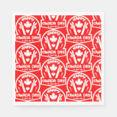 Happy Canada Day 1 juli Servet (Voorkant)