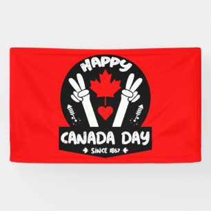 Happy Canada Day 1 juli Spandoek