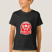 Happy Canada Day 1 juli T-shirt (Voorkant)