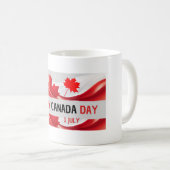 Happy Canada Day, 1 juli van de Mok. Koffiemok (Voorkant rechts)