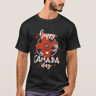 Happy Canada Day 2023 Canadian Maple Patriotic T-shirt