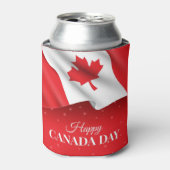 Happy Canada Day Blikjeskoeler (Blikje Voorkant)