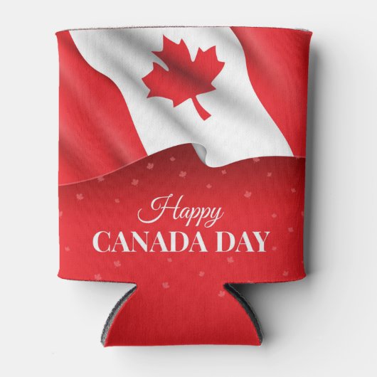 Happy Canada Day Blikjeskoeler (Voorkant)